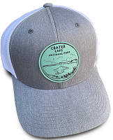 Pacific North Nest Crater Lake Leather Patch Hat